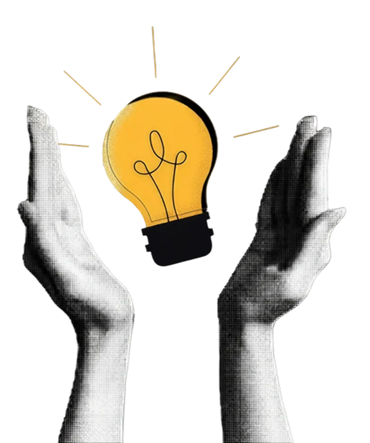 Sichtbarkeit in Google udn AI- Bulb Picture for hero section